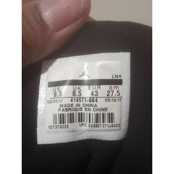 Men's Nike Air Jordan 13 Retro Bred 2017 Size 9.5 41457-004 Black Red - Picture 2 of 15